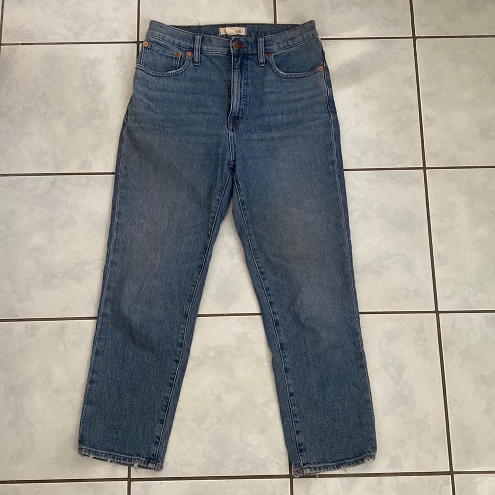 Madewell classsic straight jeans